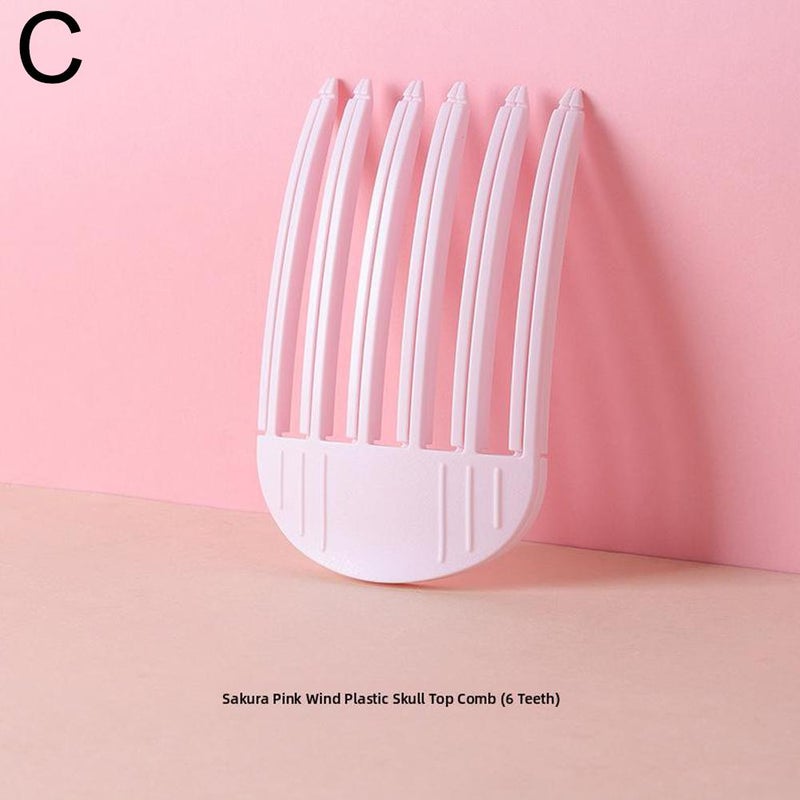 Mcrown's volumizing hair product for adding volume to the roots and creating a high crown; a hair clip and comb for women.
